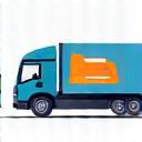 Icona di un camion per le consegne